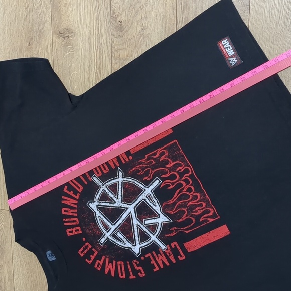WWE Seth Rollins CAME STOMPED BURNED IT DOWN size XXL - Picture 5 of 10